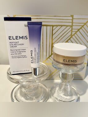 ✨ELEMIS Peptide4 Eye Recovery Cream + Pro-Collagen Cleansing Balm Set✨NEW